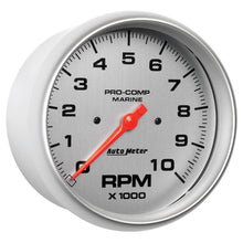 画像をギャラリービューアに読み込む, Autometer Marine Silver Ultra-Lite 5in 10K RPM In-Dash Tachometer Gauge