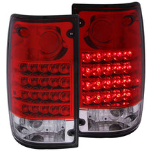 画像をギャラリービューアに読み込む, ANZO 1989-1995 Toyota Pickup LED Taillights Red/Clear