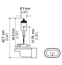 画像をギャラリービューアに読み込む, Hella Optilux 881 12V Xenon Yellow XY Bulb
