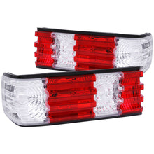 画像をギャラリービューアに読み込む, ANZO 1986-1991 Mercedes Benz S Class W126 Taillights Red/Clear