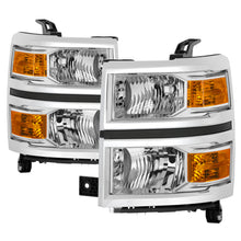 画像をギャラリービューアに読み込む, Spyder Chevrolet Silverado 1500 14-15 (Non-HD) OEM Style Headlights - Chrome HD-JH-CS14-AM-C