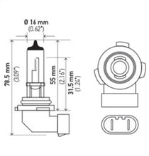 画像をギャラリービューアに読み込む, Hella Bulb H10/9145 12V 45W Py20D T4
