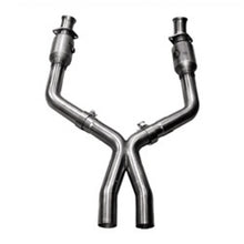 画像をギャラリービューアに読み込む, Kooks 05-10 Ford Mustang GT 4.6L 3V Auto/Manual 2 1/2in x 2 1/2in OEM Cat X Pipe Kooks HDR Req