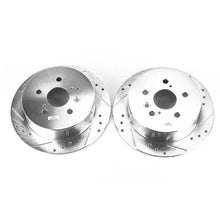 画像をギャラリービューアに読み込む, Power Stop 04-06 Lexus RX330 Rear Evolution Drilled &amp; Slotted Rotors - Pair