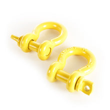 画像をギャラリービューアに読み込む, Rugged Ridge Yellow 3/4in D-Rings