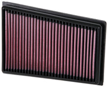 画像をギャラリービューアに読み込む, K&amp;N 07-11 Nissan 1.125in H x 9.063in L x 6.438in W Replacement Air Filter