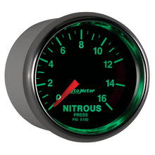 画像をギャラリービューアに読み込む, Autometer GS 2 1/16in. 1600PSI Nitrous Fuel Pressure Gauge