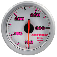 画像をギャラリービューアに読み込む, Autometer Airdrive 2-1/6in Oil Temp Gauge 100-300 Degrees F - Silver