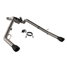 画像をギャラリービューアに読み込む, 2019 - 2024 Ram 1500 QTP Screamer Split Rear Exit Cat Back Black Tips - R70オートパーツ【公式】