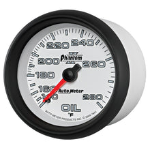 画像をギャラリービューアに読み込む, AutoMeter Gauge Oil Temp 2-5/8in. 140-280 Deg. F Mechanical Phantom II