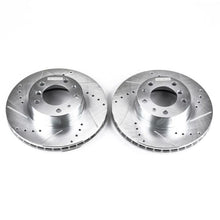画像をギャラリービューアに読み込む, Power Stop 94-95 BMW 540i Front Evolution Drilled &amp; Slotted Rotors - Pair