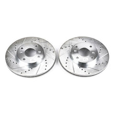 画像をギャラリービューアに読み込む, Power Stop 98-99 Acura CL Front Evolution Drilled &amp; Slotted Rotors - Pair