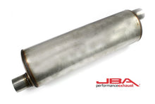 画像をギャラリービューアに読み込む, JBA Universal Chambered 304SS Muffler 22in x 7in Round 2.5in Offset/Offset