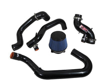 画像をギャラリービューアに読み込む, Injen 03-06 Evo 8/9/MR Cast Aluminum Intake System w/ Full Intercooler Piping Black Short Ram Intake