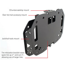 画像をギャラリービューアに読み込む, Go Rhino 18-20 Jeep Wrangler JL/JLU Rockline Spare Tire Relocation