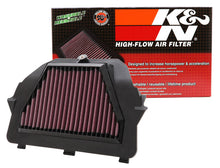 画像をギャラリービューアに読み込む, K&amp;N 08-09 Yamaha YZF R6 Replacement Air Filter