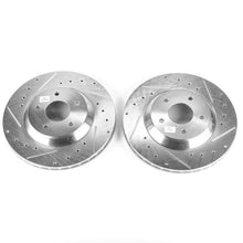 画像をギャラリービューアに読み込む, Power Stop 88-96 Chevrolet Corvette Front Evolution Drilled &amp; Slotted Rotors - Pair