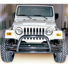 画像をギャラリービューアに読み込む, Rugged Ridge 3-In Dbl Tube Front Bumper w/ Hoop 76-06 CJ / Jeep Wrangler