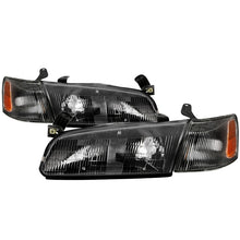 画像をギャラリービューアに読み込む, xTune 97-99 Toyota Camry 4pc OEM Style Headlights w/Corner Lights - Black (HD-JH-TCAM97-SET-BK)