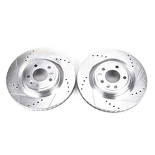 画像をギャラリービューアに読み込む, Power Stop 11-14 Ford Mustang Front Evolution Drilled &amp; Slotted Rotors - Pair