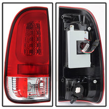 画像をギャラリービューアに読み込む, Spyder 08-16 Ford Super Duty F-250 V3 Light Bar LED Tail Lights - Red Clear (ALT-YD-FS07V3-LBLED-RC)