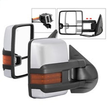 画像をギャラリービューアに読み込む, xTune Chevy Silverado 07-13 Heated Amber LED Signal Mirrors Chrome MIR-CSIL07S-G3C-PWH-AM-SET