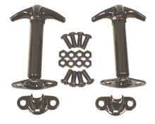 画像をギャラリービューアに読み込む, Rugged Ridge 41-95 Jeep CJ / Jeep Wrangler Black Hood Catch Kit