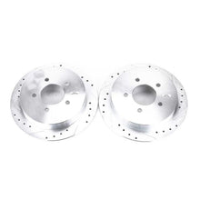 画像をギャラリービューアに読み込む, Power Stop 00-02 Ford Expedition Rear Evolution Drilled &amp; Slotted Rotors - Pair