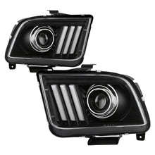 画像をギャラリービューアに読み込む, Spyder Ford Mustang 05-08 V2 High-Power LED Headlights - Black PRO-YD-FM05AP-BK