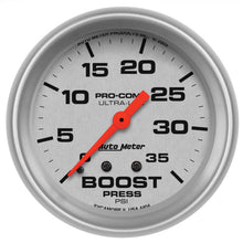 画像をギャラリービューアに読み込む, Autometer Ultra-Lite 2 5/8in Mechanical Boost Gauge