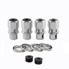 画像をギャラリービューアに読み込む, McGard Hex Lug Nut (Drag Racing Short Shank) 1/2-20 / 13/16 Hex / 1.6in. Length (4-Pack) - Chrome