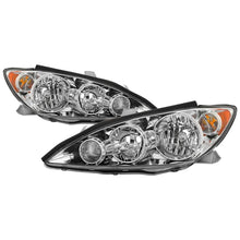 画像をギャラリービューアに読み込む, xTune 05-06 Toyota Camry OEM Style Headlights - Chrome (HD-JH-TCAM05-AM-C)