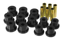 画像をギャラリービューアに読み込む, Prothane 81-87 GM K30 Rear Spring &amp; Shackle Bushings (w/ 1.5in OD Frame Shackle Bush) - Black
