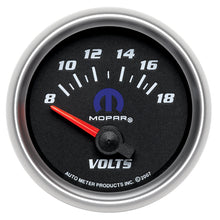 画像をギャラリービューアに読み込む, Autometer Mopar 52.4mm SSE 8-18 Volts Voltmeter Gauge