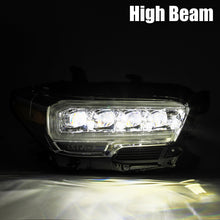 画像をギャラリービューアに読み込む, AlphaRex 16-20 Toyota Tacoma NOVA LED Projector Headlights Plank Style Black w/Activation Light