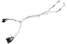 画像をギャラリービューアに読み込む, AWE Tuning Audi B9 S5 Sportback Track Edition Exhaust - Non-Resonated (Black 102mm Tips)