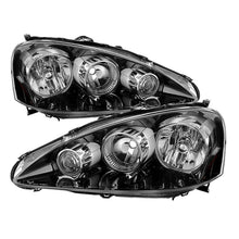 画像をギャラリービューアに読み込む, xTune Acura Rsx 2005-2006 OEM Style Headlights -Black HD-JH-ARSX05-AM-BK