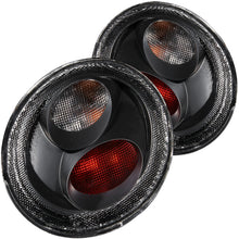画像をギャラリービューアに読み込む, ANZO 1998-2005 Volkswagen Beetle Taillights Black