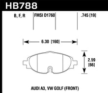 画像をギャラリービューアに読み込む, Hawk 15-17 VW Golf / Audi A3/A3 Quattro HPS Street Front Brake Pads