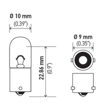画像をギャラリービューアに読み込む, Hella Bulb 3893 12V 4W BA9s T2.75