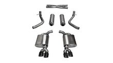 画像をギャラリービューアに読み込む, Corsa 2015-2016 Dodge Challenger Xtreme Cat-Back Dual Rear Exit with Twin 3.5in Black Pro-SeriesTips