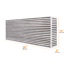 画像をギャラリービューアに読み込む, Mishimoto Universal Air-to-Air Intercooler Core - 26in / 12in / 4in