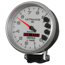 画像をギャラリービューアに読み込む, AutoMeter Gauge Tach 5in. 9K RPM Pedestal Datalogging Ultimate Dl Playback Silver