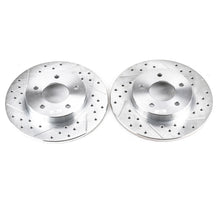 画像をギャラリービューアに読み込む, Power Stop 00-05 Buick LeSabre Rear Evolution Drilled &amp; Slotted Rotors - Pair