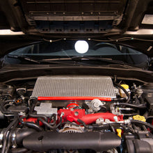 画像をギャラリービューアに読み込む, Mishimoto Subaru 08-15 WRX STi Top-Mount Intercooler Kit - Powder Coated Silver &amp; Red Hoses