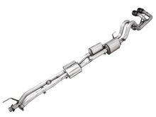 画像をギャラリービューアに読み込む, AWE Tuning 16-22 Toyota Tacoma 0FG Cat-Back Exhaust w/ BashGuard - Dual Diamond Black Tips