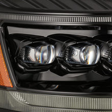 画像をギャラリービューアに読み込む, AlphaRex 06-08 Ram 1500HD NOVA LED Proj Headlights Plank Style Alpha Blk w/Seq Signal/DRL/Amber LED