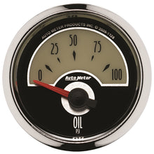 画像をギャラリービューアに読み込む, Autometer Cruiser Electric Oil Pressure 2 1/16in 100 PSI Gauge