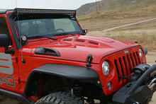 画像をギャラリービューアに読み込む, DV8 Offroad 07-18 Jeep Wrangler JK Metal Heat Dispersion Hood - Primer Black