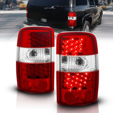 画像をギャラリービューアに読み込む, ANZO 2000-2006 Chevrolet Suburban LED Taillights Red/Clear